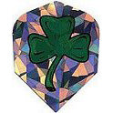 Dart World 2d Glitter Dart Flights - Shape Clover