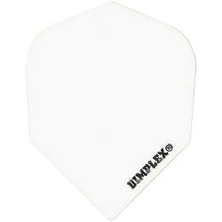 Dart World Dimplex Dart Flights - Shape White