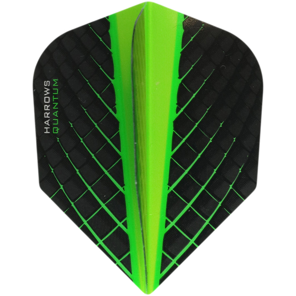 Harrows Quantum Dart Flights - Shape Green