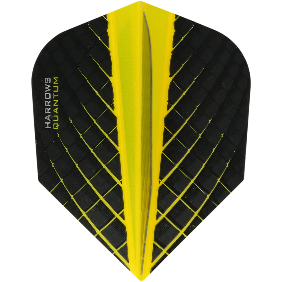 Harrows Quantum Dart Flights - Shape Yellow