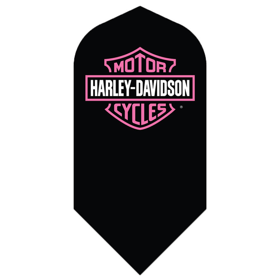 Harley-Davidson Pink Bar & Shield Dart Flights - Slim