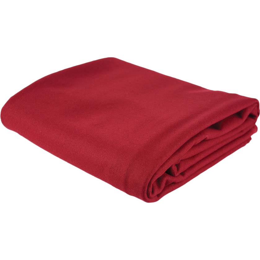 Championship Invitational Teflon 7 Foot Pool Table Cloth - Red