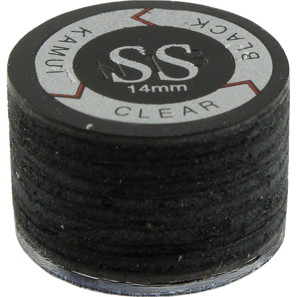 Kamui Black & Clear Billiard Cue Tip - Super Soft 14mm