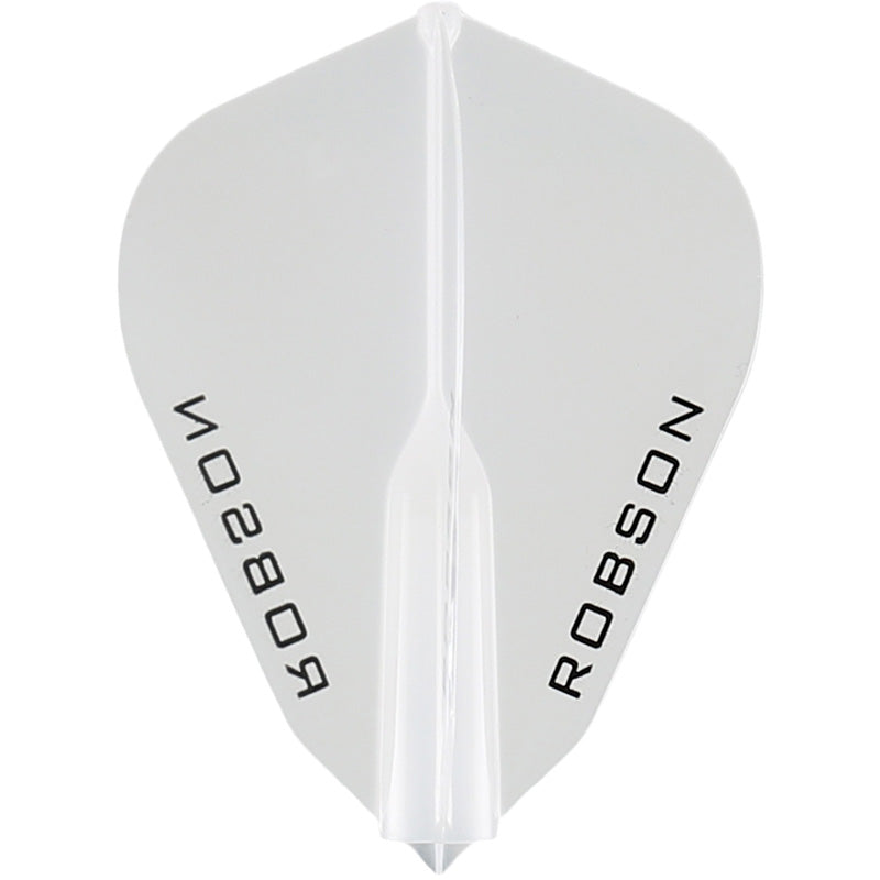 Robson Plus Dart Flights - Fantail White