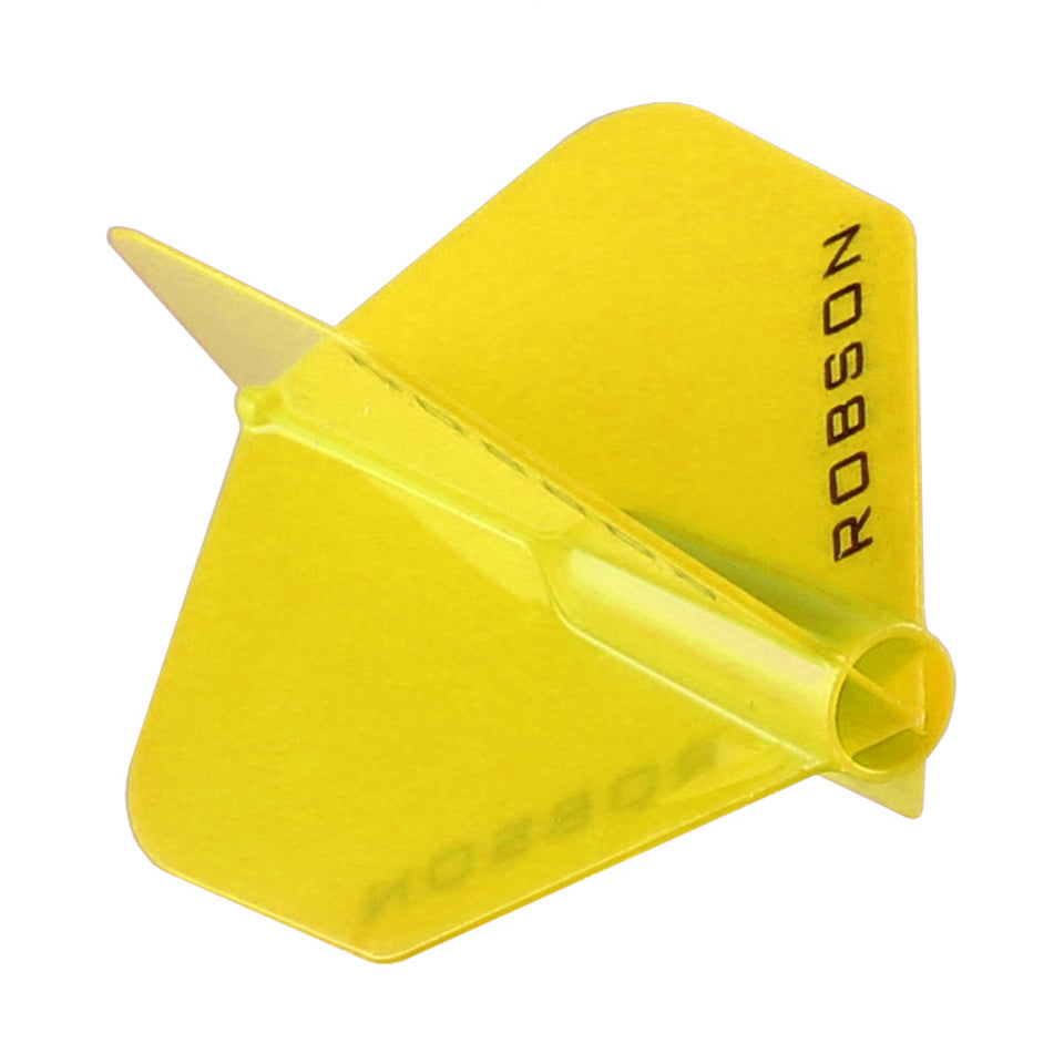 Robson Plus Dart Flights - Slim Yellow
