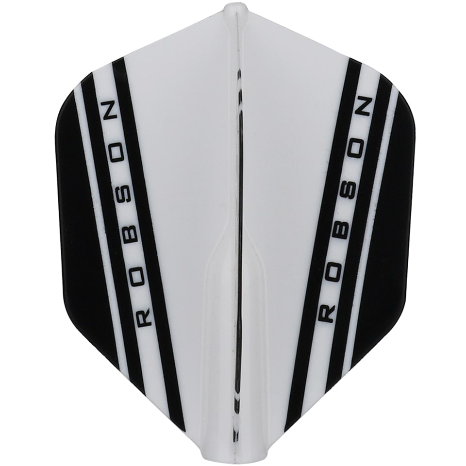 Robson Plus V Dart Flights - Shape White