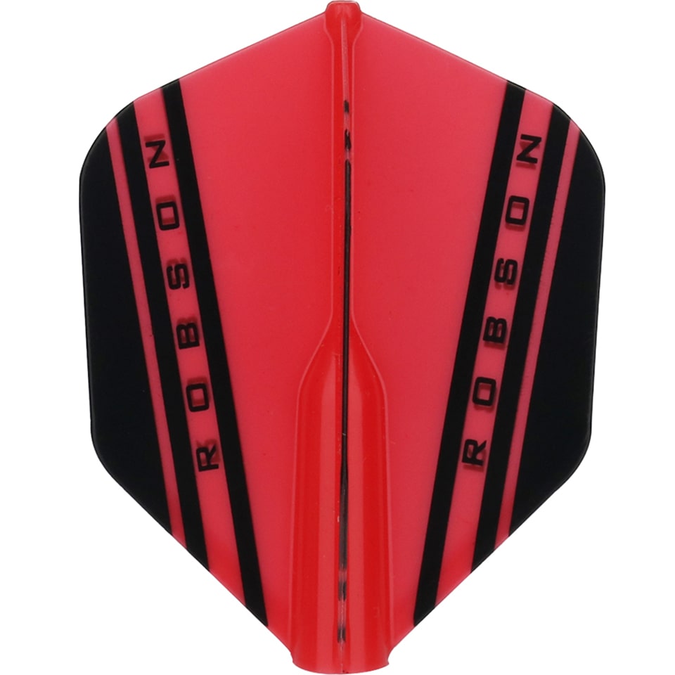 Robson Plus V Dart Flights - Shape Red