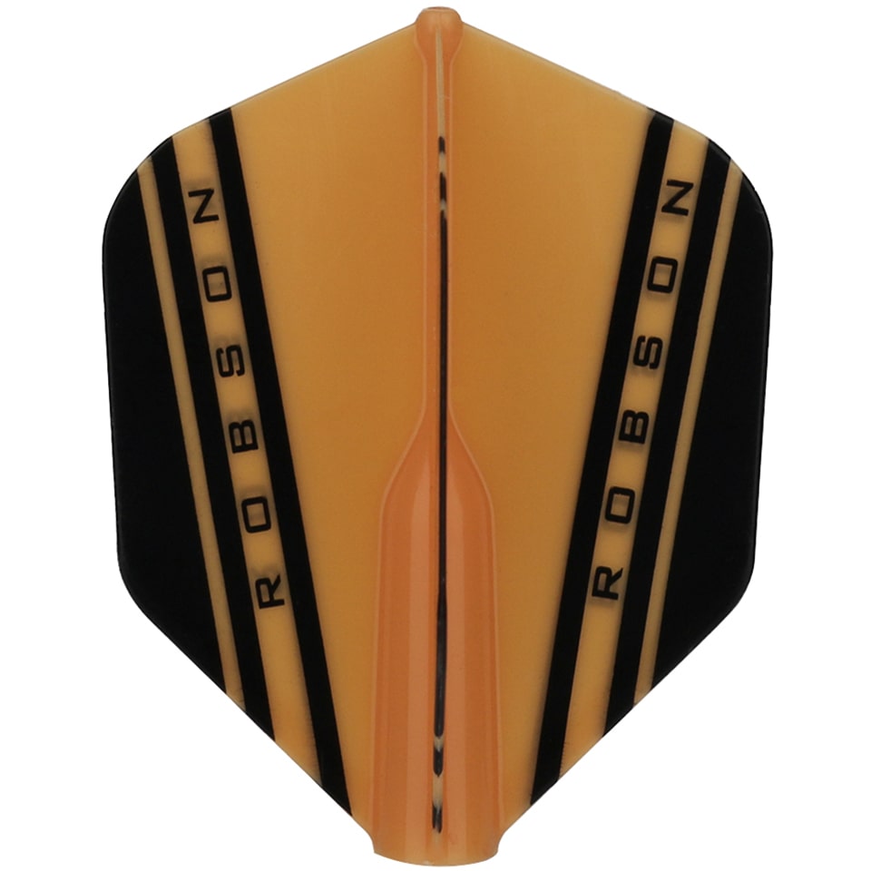 Robson Plus V Dart Flights - Shape Orange