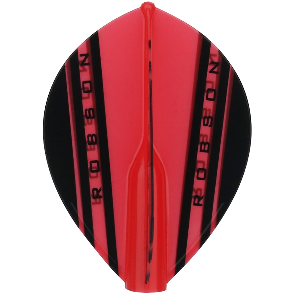 Robson Plus V Dart Flights - Pear Red