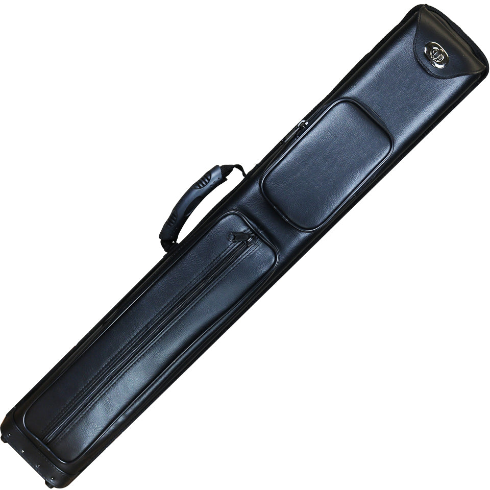 J&J 3B/5S Leatherette Cue Case - Black