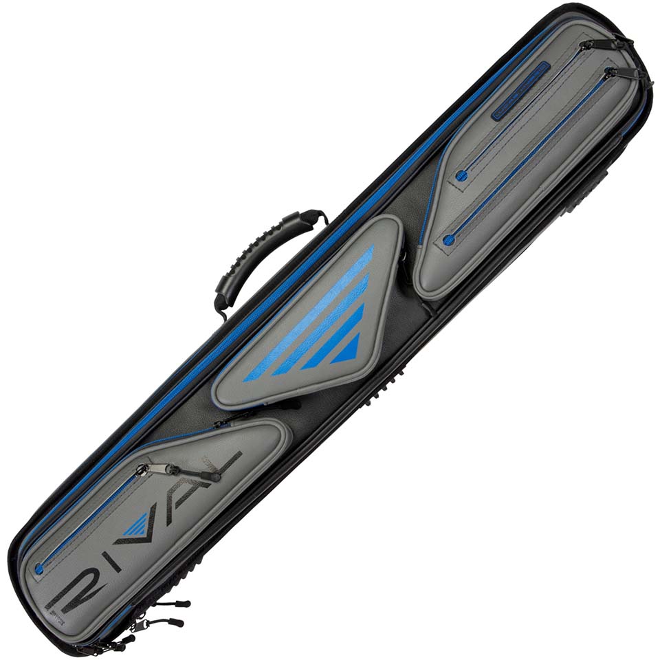 Lucasi 3B/4S Hybrid Rival Cue Case - Blue