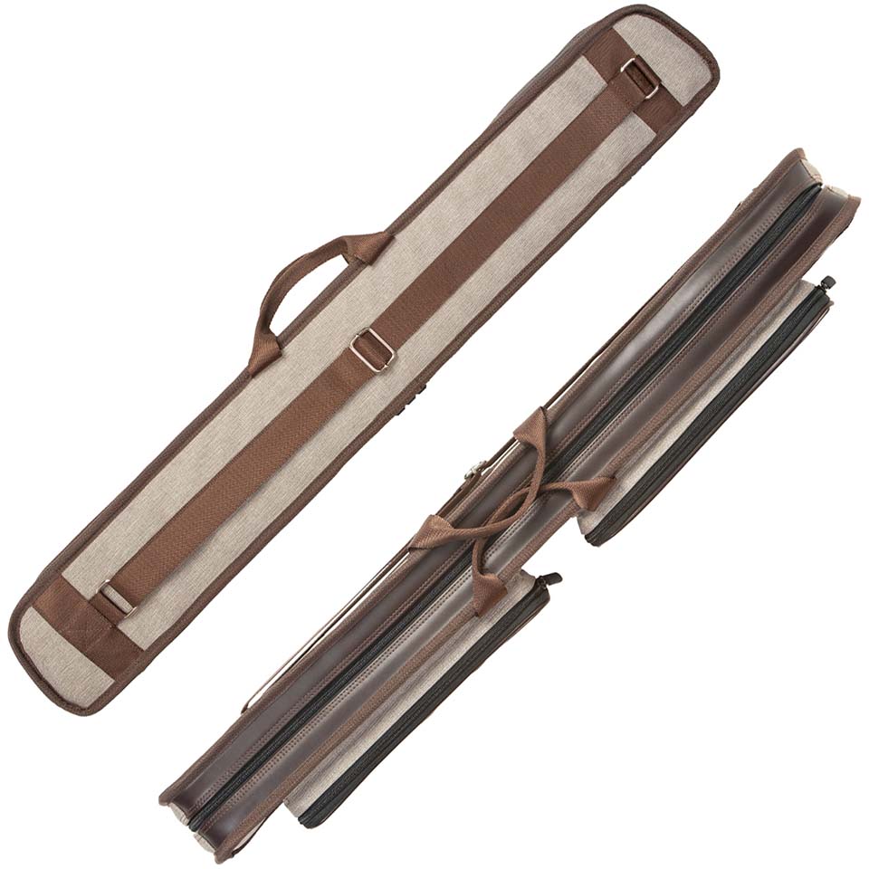 Lucasi 2B/4S Soft Cue Case - Gray