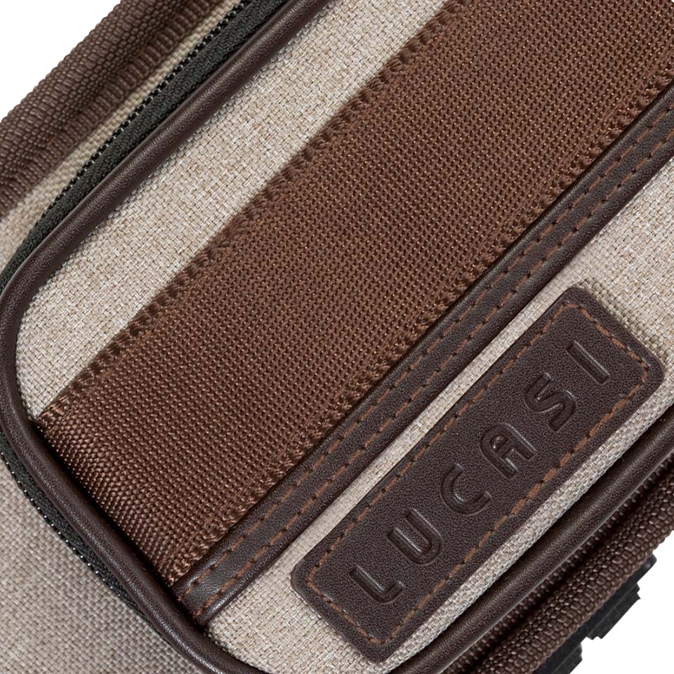 Lucasi 2B/4S Soft Cue Case - Gray