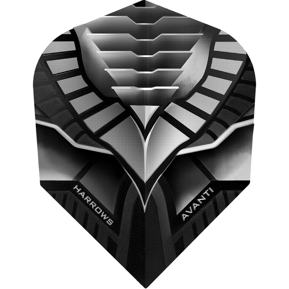 Harrows Avanti Dart Flights - Shape Gray