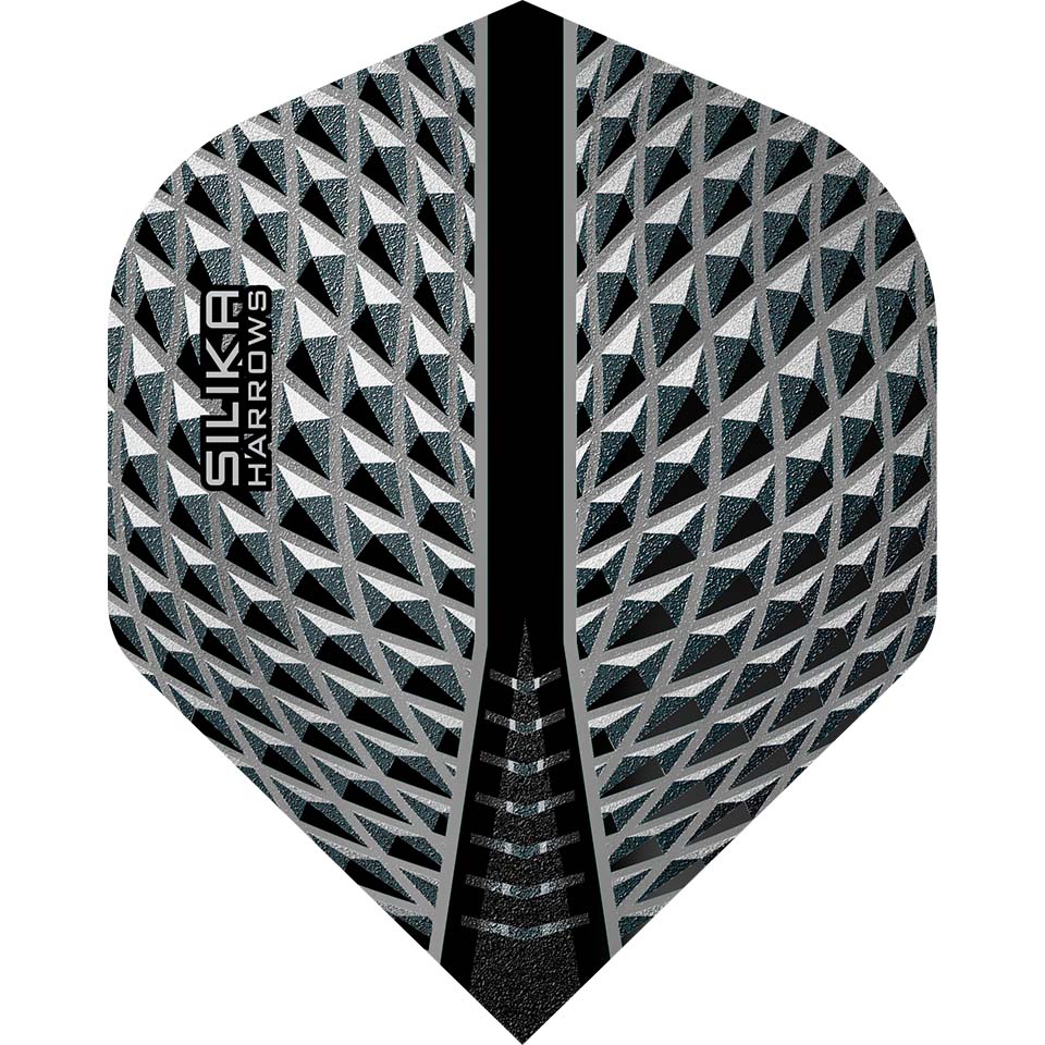 Harrows Silika Dart Flights - Shape Smoke