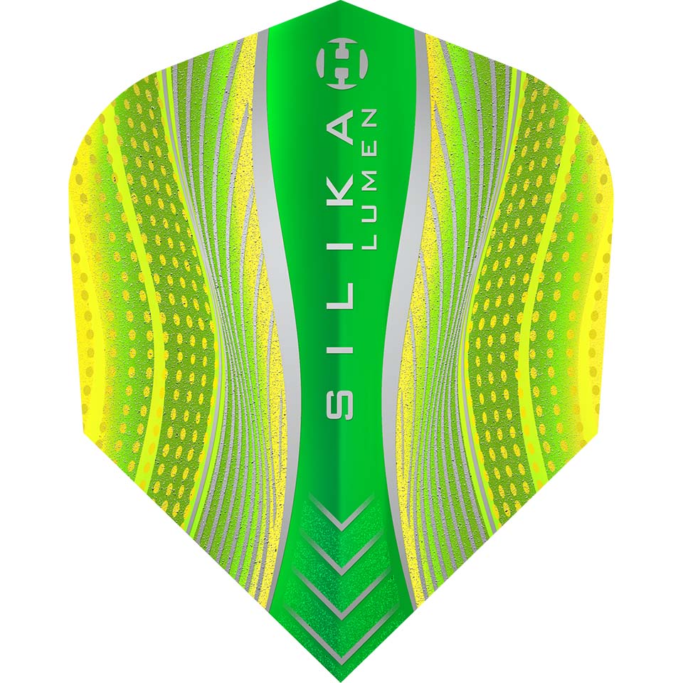 Harrows Silika Lumen Dart Flights - Shape Yellow