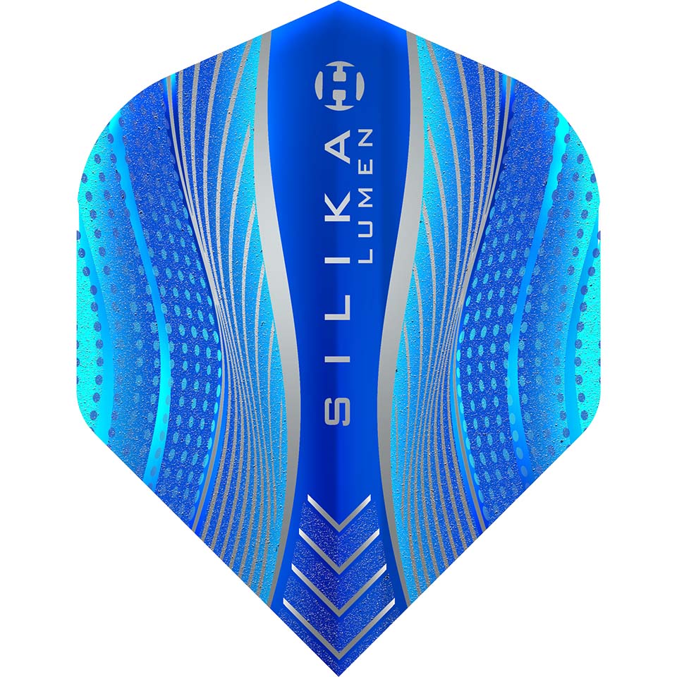 Harrows Silika Lumen Dart Flights - Standard Blue