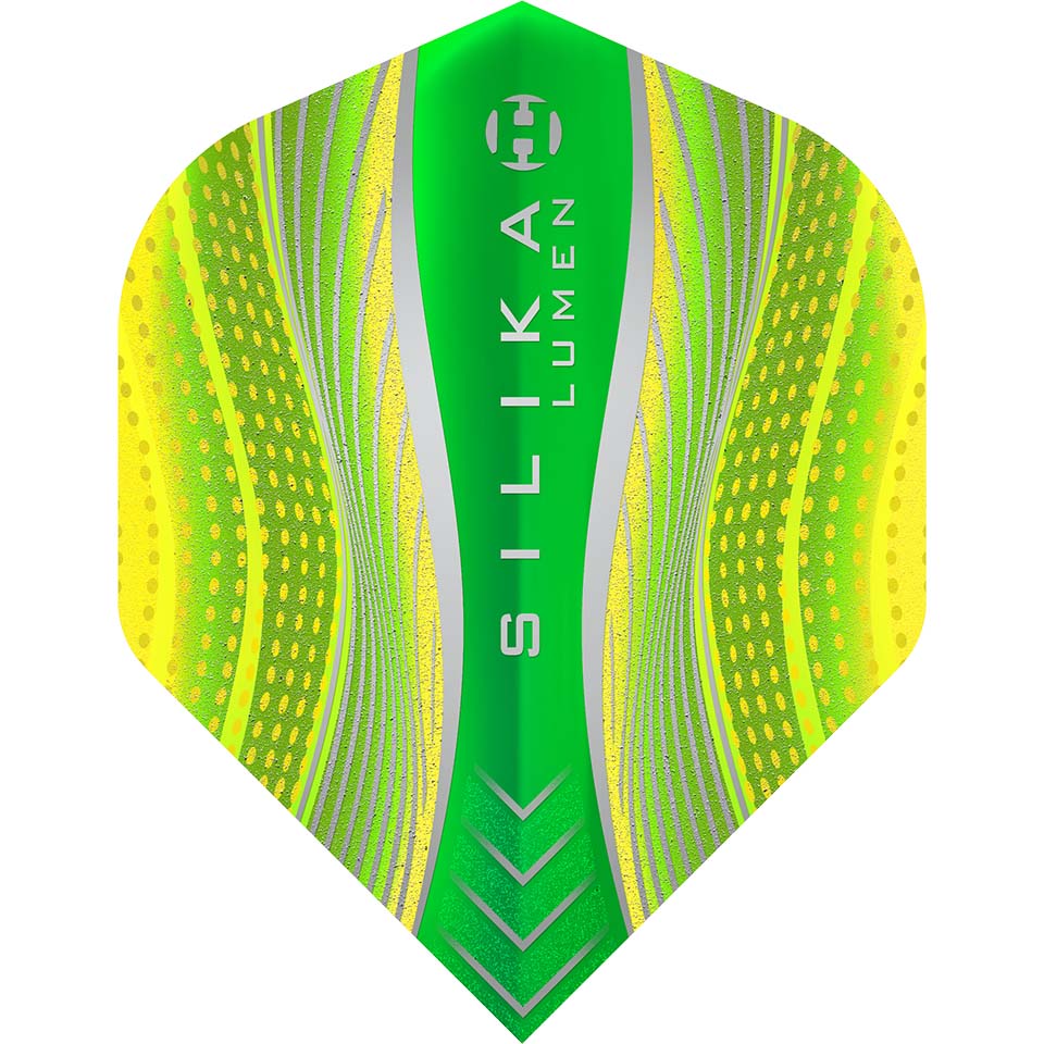 Harrows Silika Lumen Dart Flights - Standard Yellow