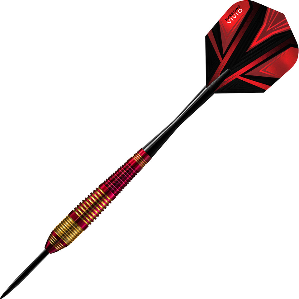 Harrows Vivid Red Steel Tip Darts - 24gm