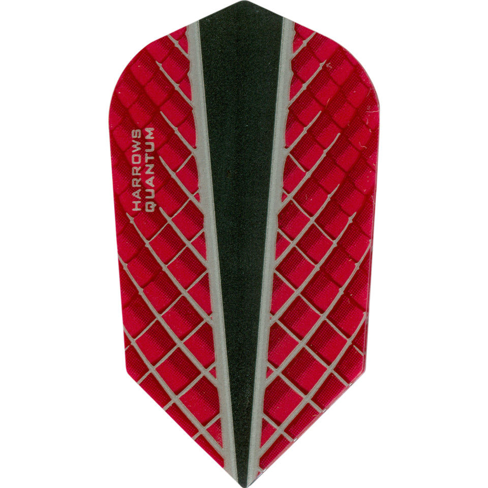 Harrows Quantum Dart Flights - Slim Red