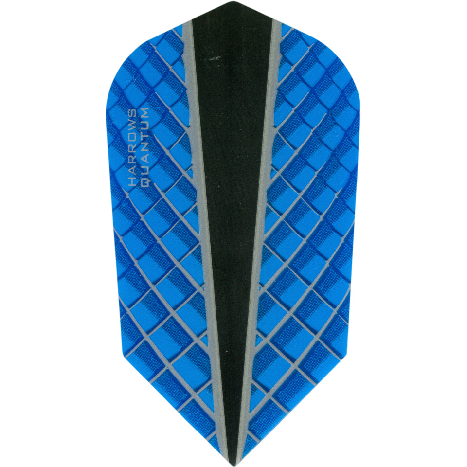Harrows Quantum Dart Flights - Slim Blue