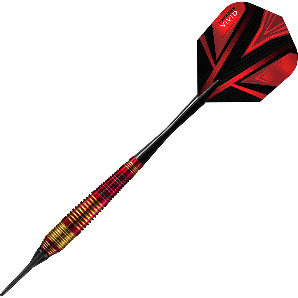 Harrows Vivid Soft Tip Darts - Red 18gm