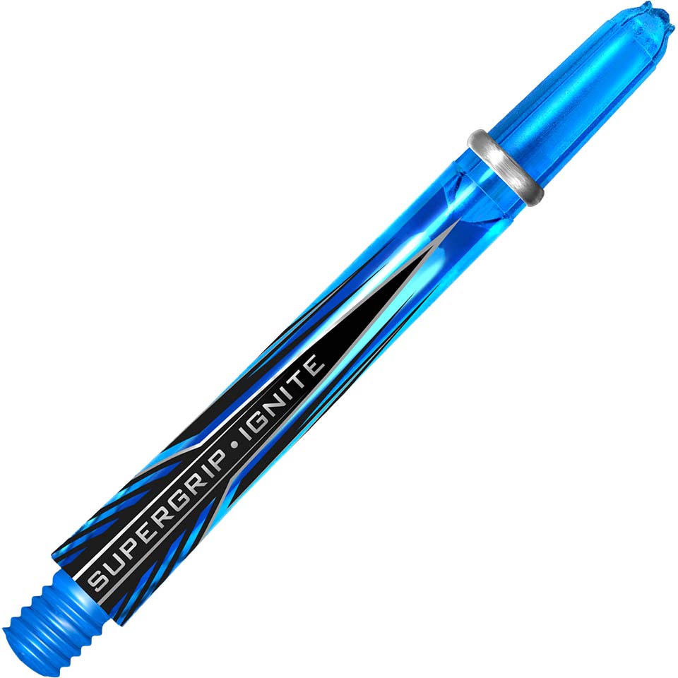 Harrows Supergrip Ignite Dart Shafts - Medium Aqua