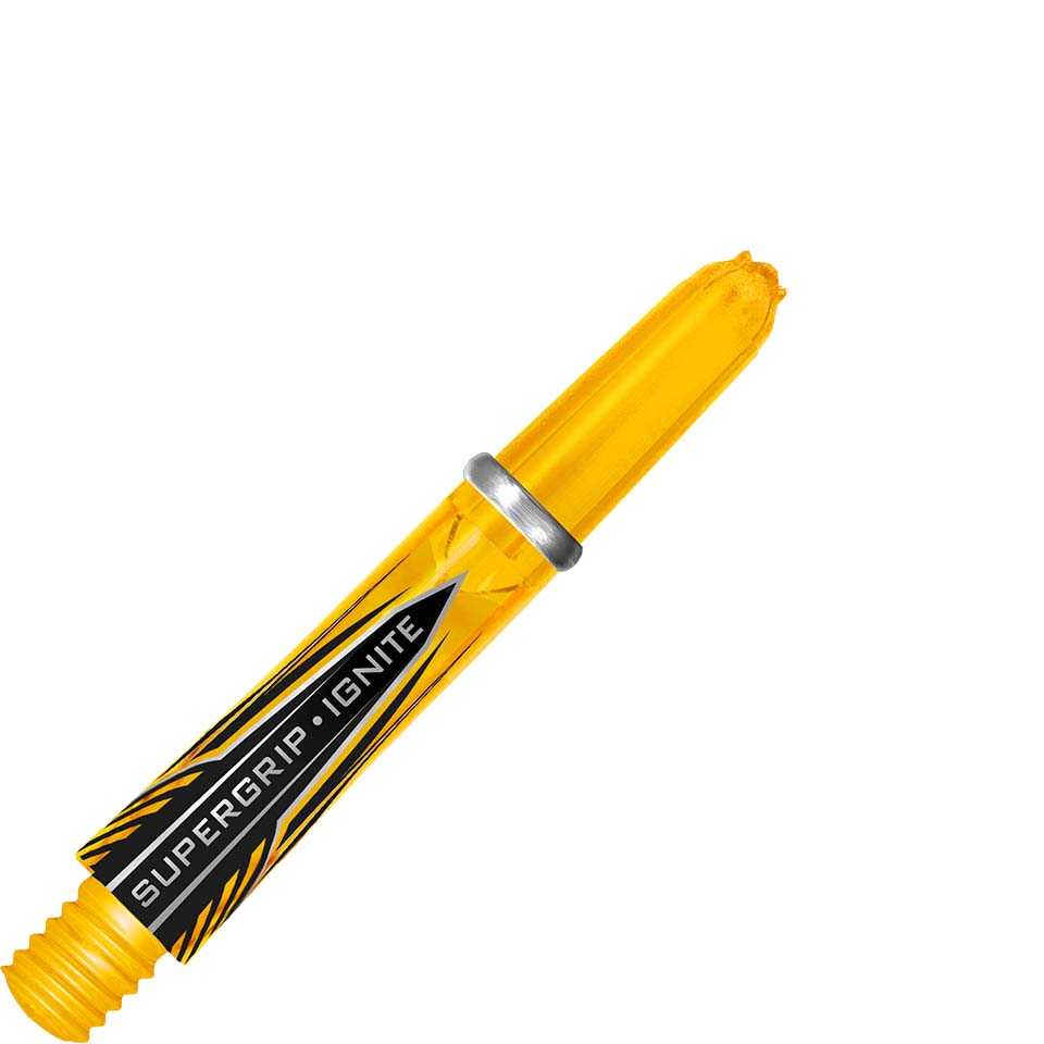 Harrows Supergrip Ignite Dart Shafts - Short Yellow