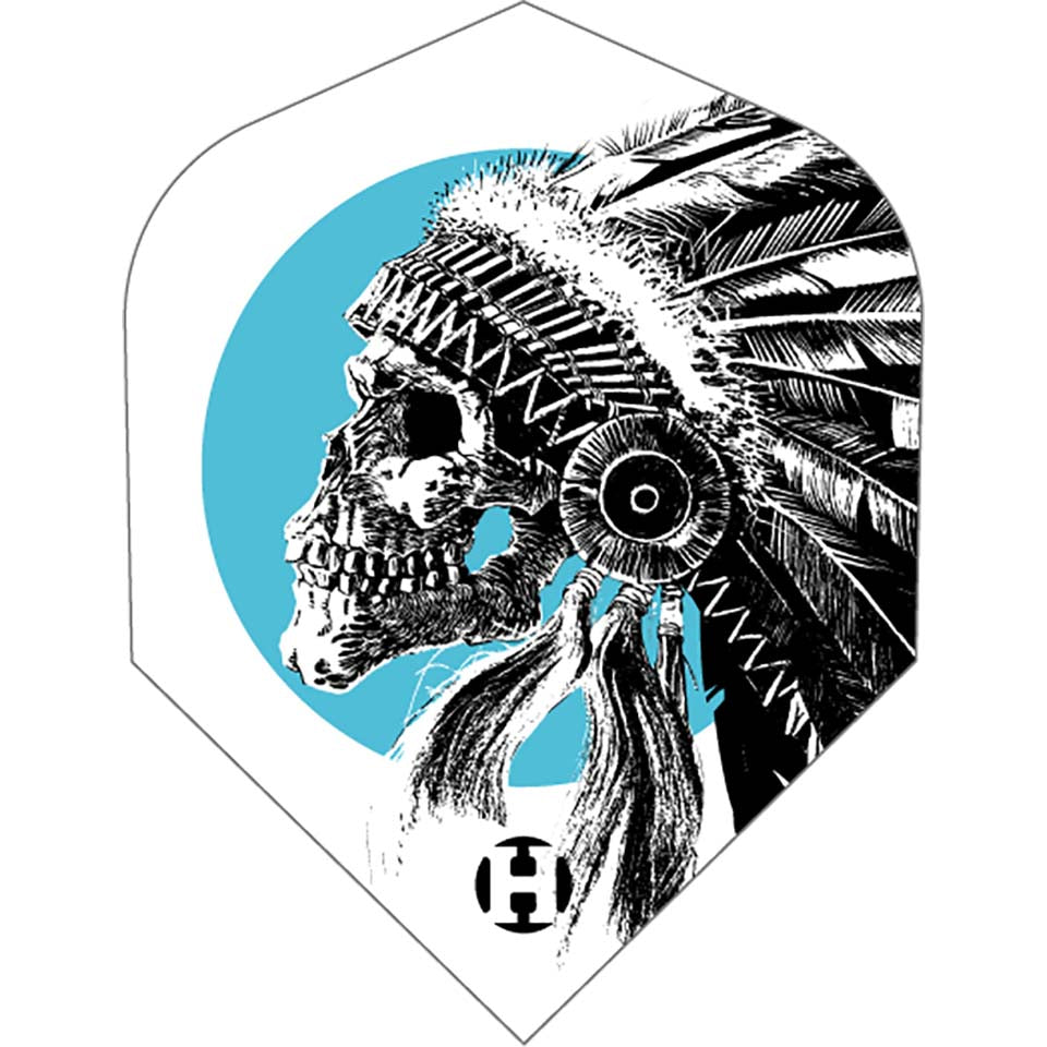 Harrows Prime Indian Skull Dart Flights - Standard