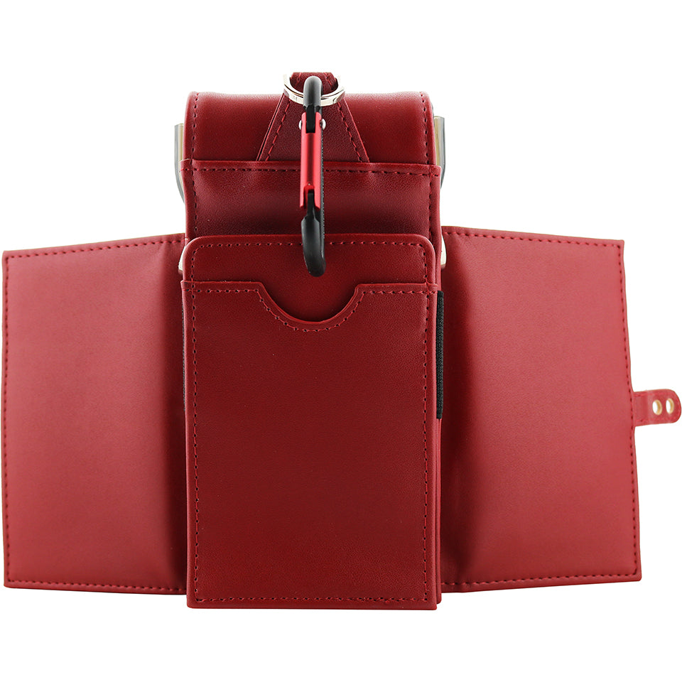 Trinidad Plain Wallet - Red And Black