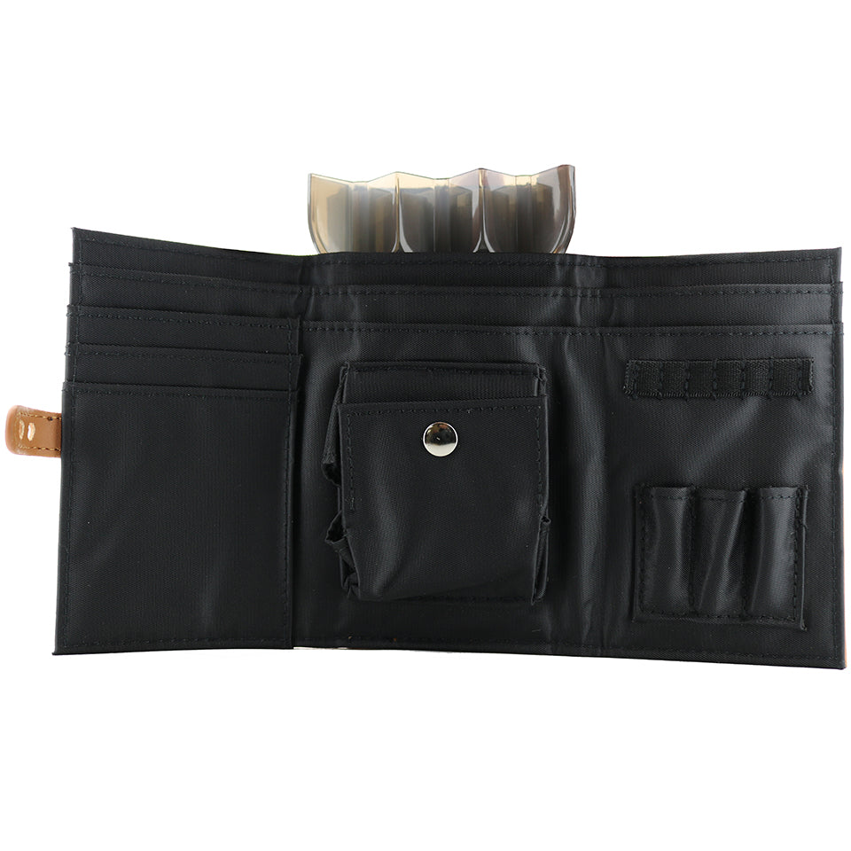 Trinidad Plain Wallet - Light Brown And Black