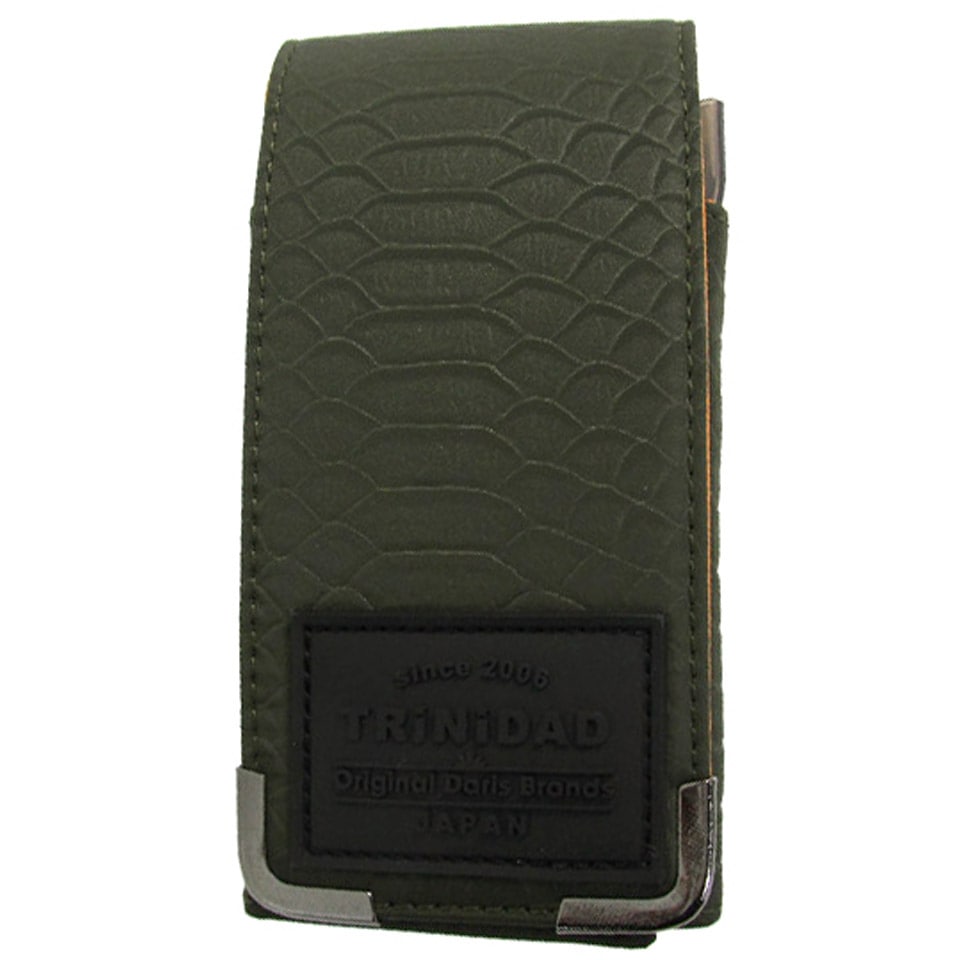 Trinidad Plain Croco Dart Case - Khaki