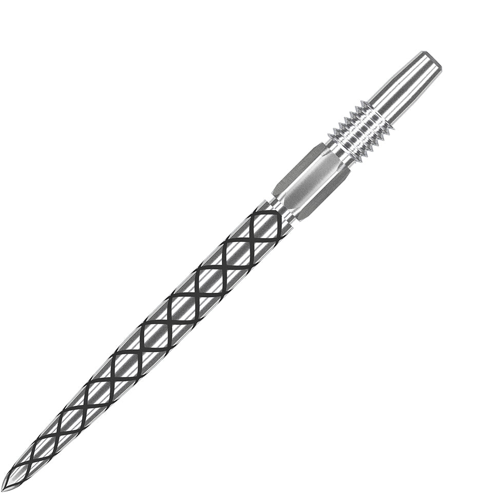 Target Swiss Diamond Pro Steel Points - Silver Short 26mm