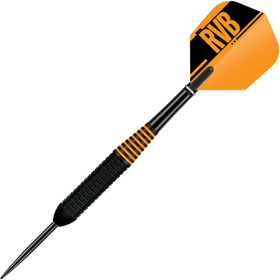 Target Raymond Van Barneveld RVB Black Brass Steel Tip Darts - 22gm