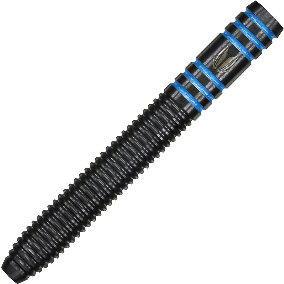 Target Vapor 8 Black Steel Tip Darts - Blue 24gm