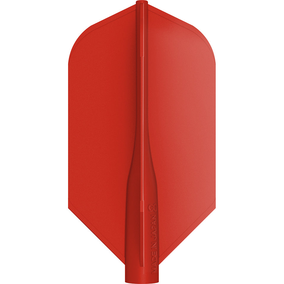 8 Flight Dart Flights - Red Slim