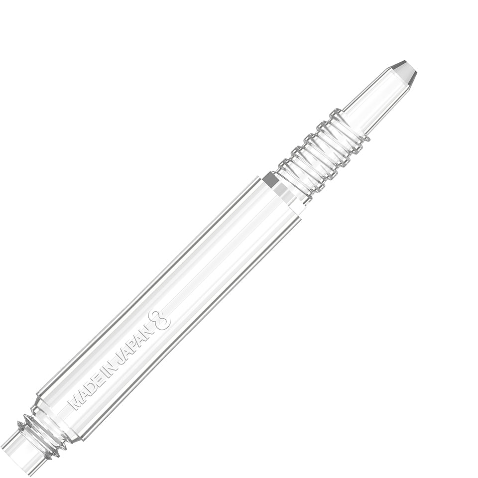 8 Flight Locked Dart Shafts - Clear Inbetween