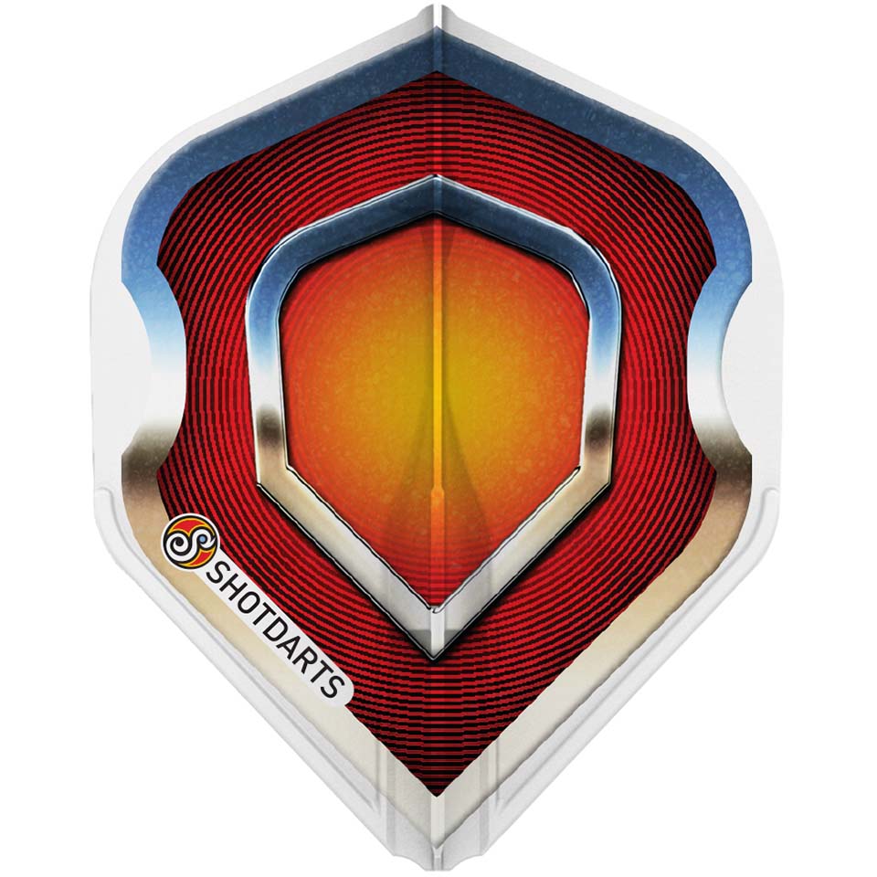 Shot L-Style EZ Americana Chrome Dart Flights - L1 / Standard