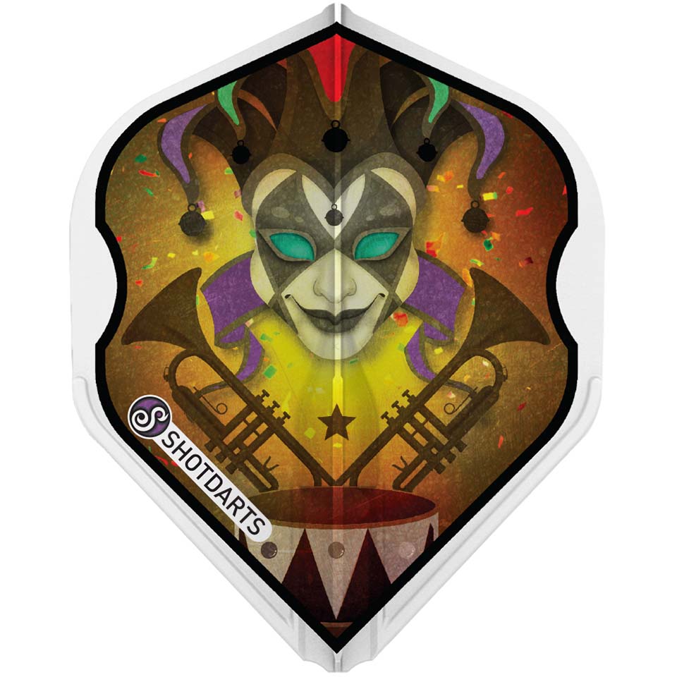 Shot L-Style EZ Americana Americana Jester Dart Flights - L1 / Standard