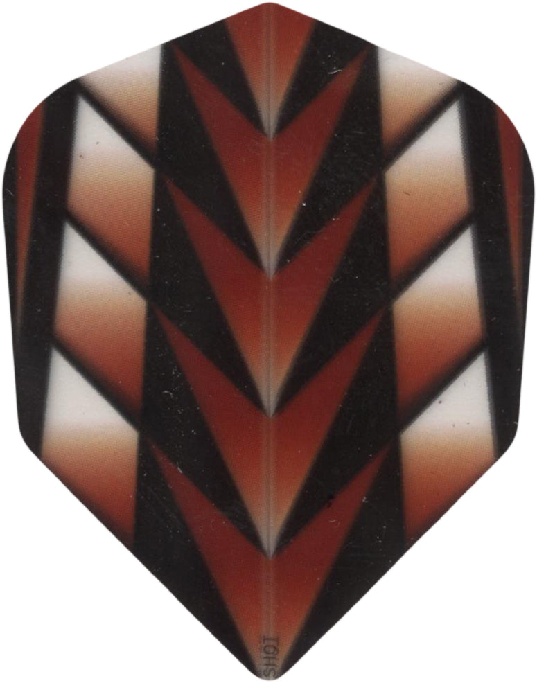 Poly Dart Flights - 100 Micron Shape Tribal Weapon