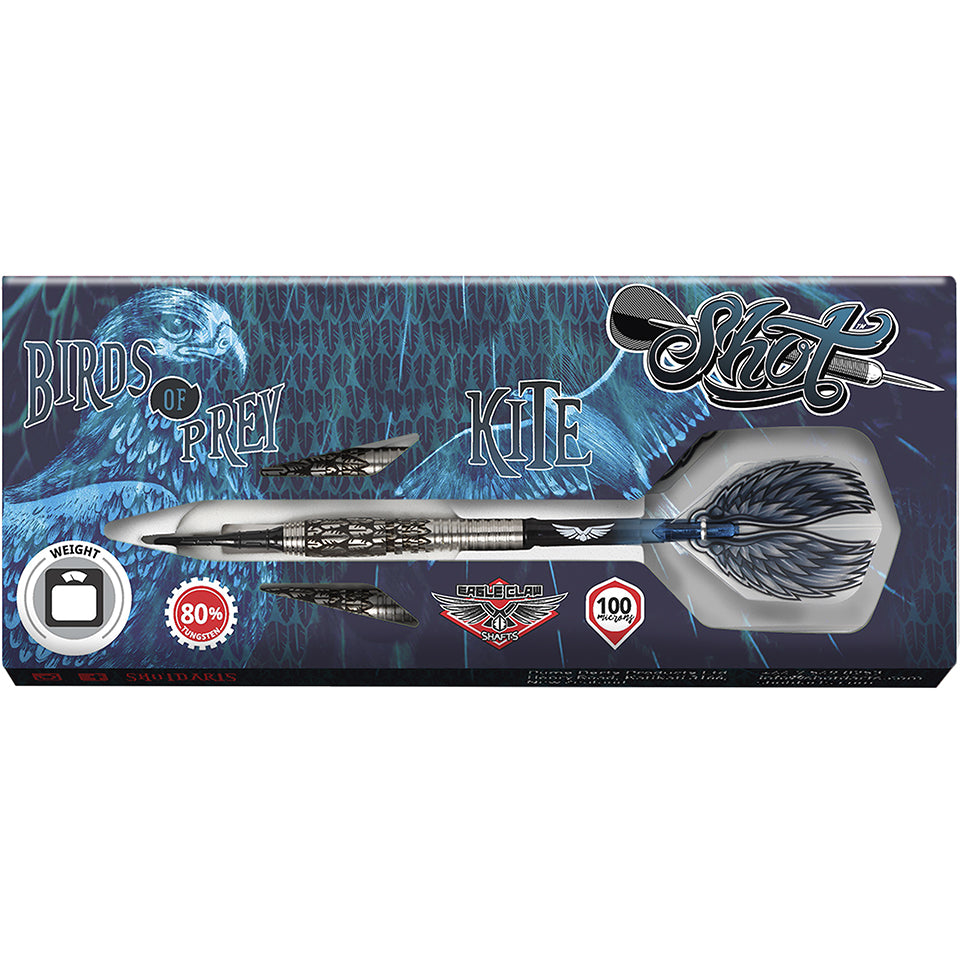 Shot Birds Of Prey Kite Soft Tip Darts - 18gm