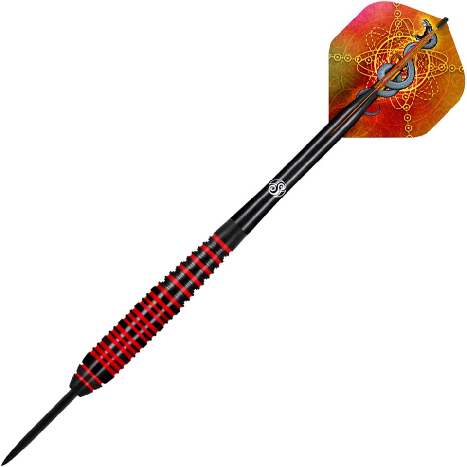 Shot Mystic Steel Tip Darts - Red 25gm