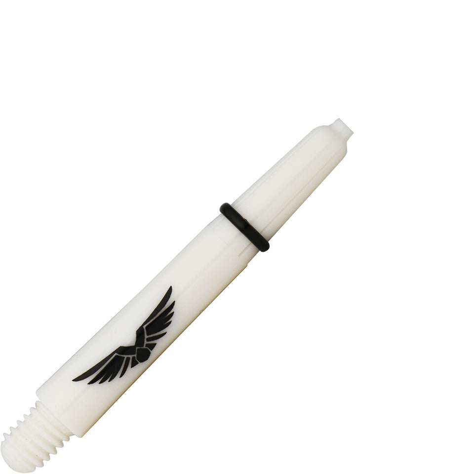 Shot Eagle Claw Dart Shafts - Short Bone White
