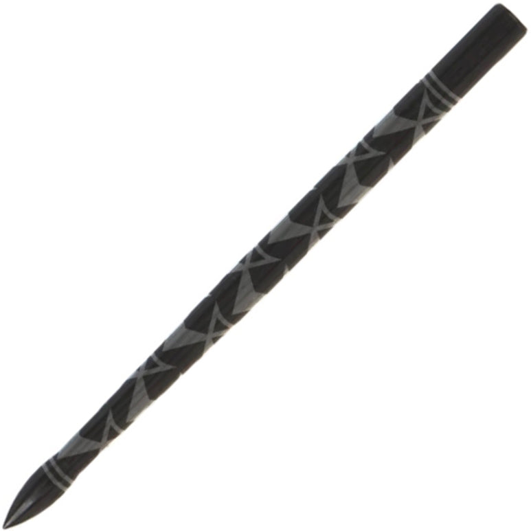 Shot Arrowhead Steel Replacement Points - Black 38mm