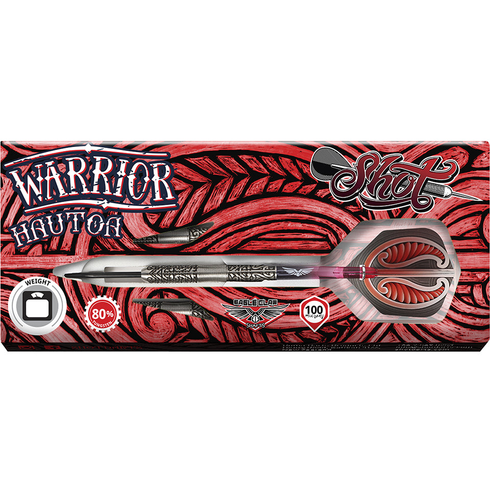 Shot Warrior Hautoa Steel Tip Darts - 24gm