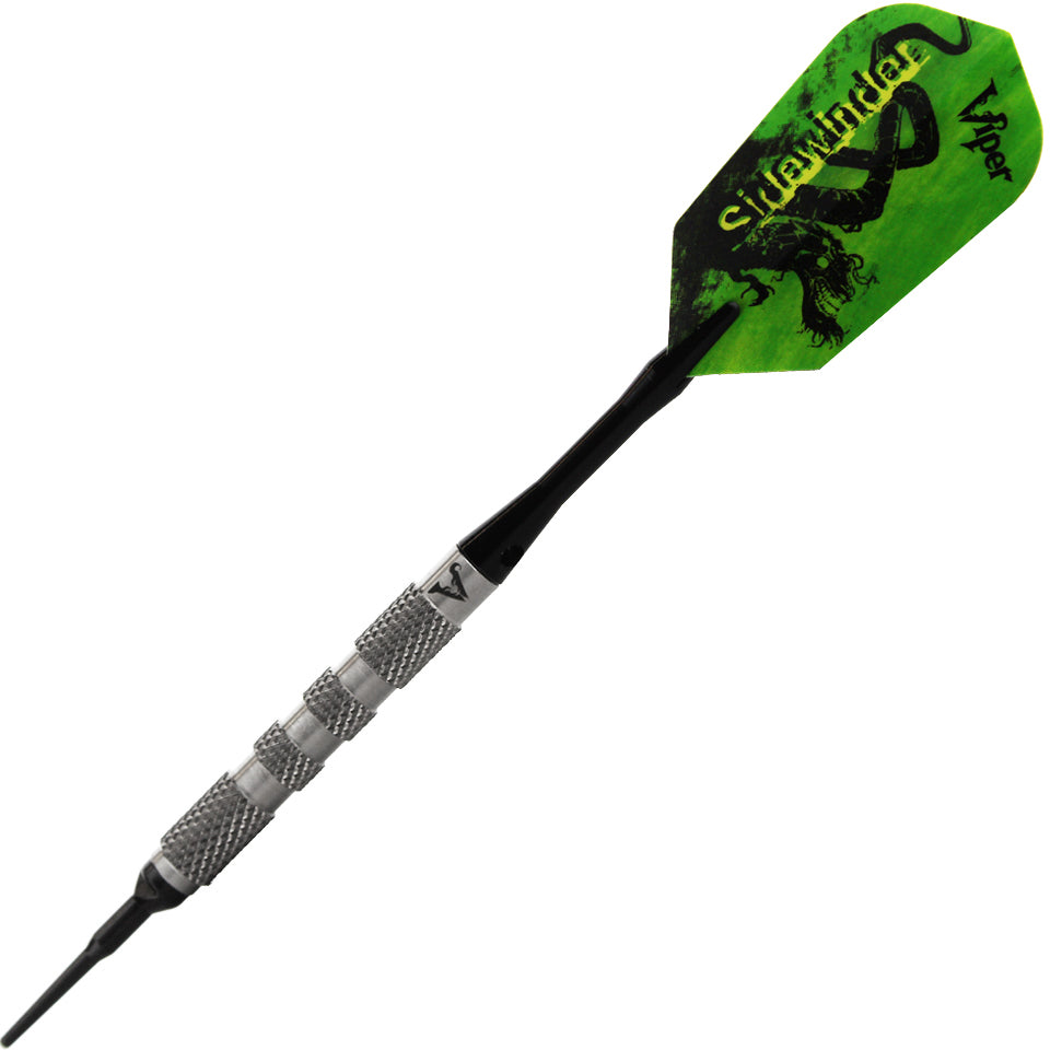 GLD Sidewinder Tungsten Soft Tip Darts - Knurled Barrel 18gm