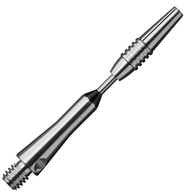 GLD Shockwave Spinning Dart Shafts - Medium Silver