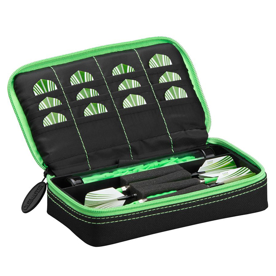 GLD Casemaster Plazma Dart Case - Black With Green
