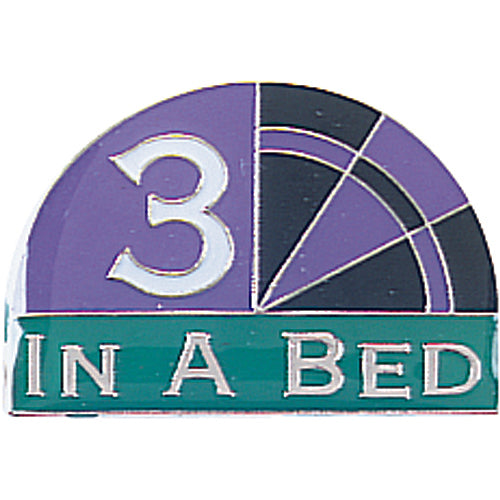 GLD 3 In A Bed Dart Pin