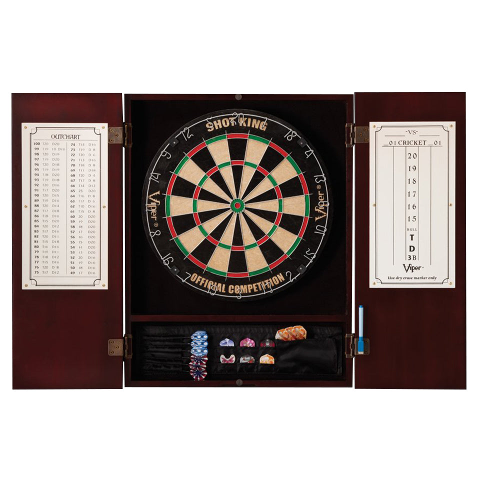 GLD Viper Metropolitan Steel Tip Cabinet - Mahogany - Dark Brown